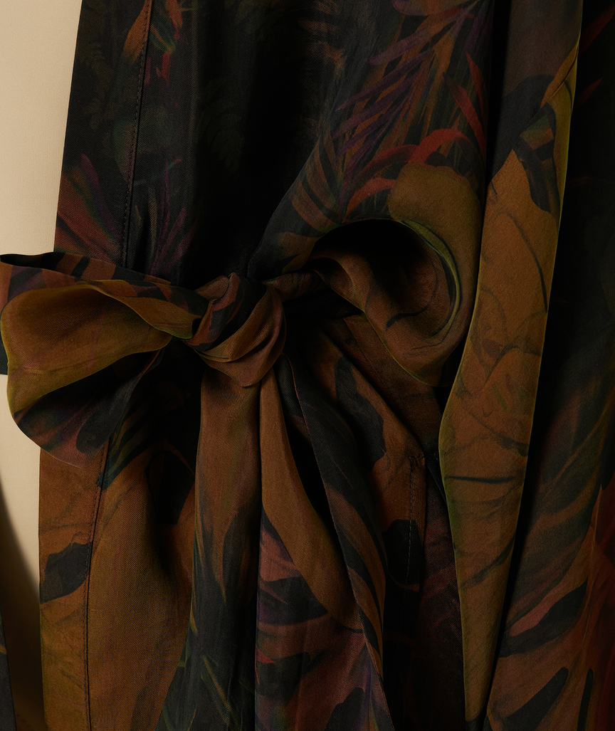 Elsa Verte Cupro Kimono