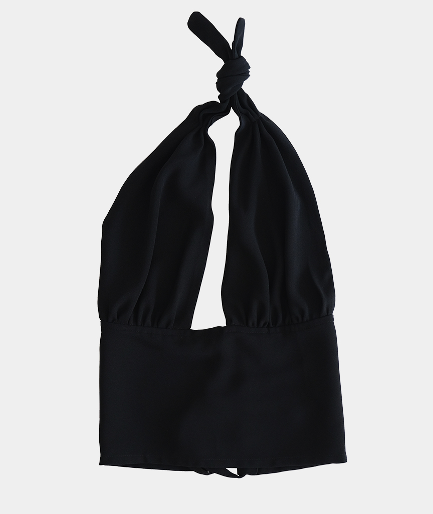 BAIZE_Black-Top Schwarzes Top
