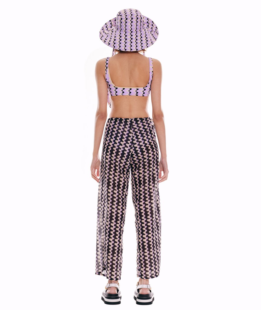 Strandhose mit Schallwellenmuster Sonic Adventure 