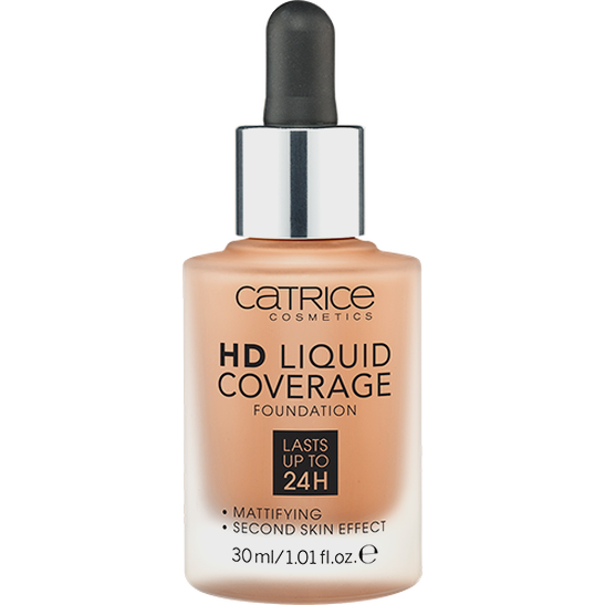 HD Liquid Coverage Foundation Latte Macchiato Beige - Vegan