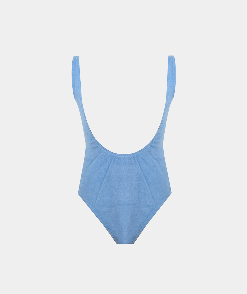 Terry-Bodysuit_mavi Frottee Bodysuit in Blau