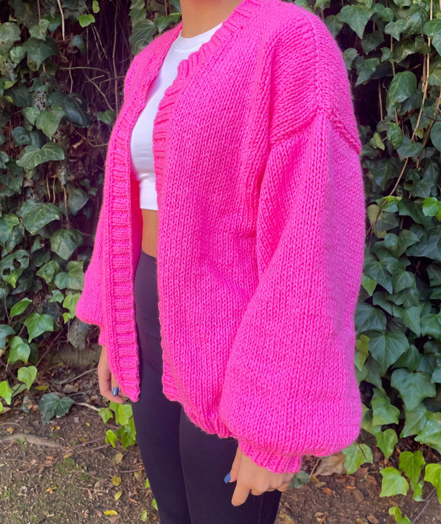 Strickjacke Pink 