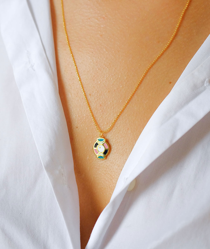 Triple Moon Necklace