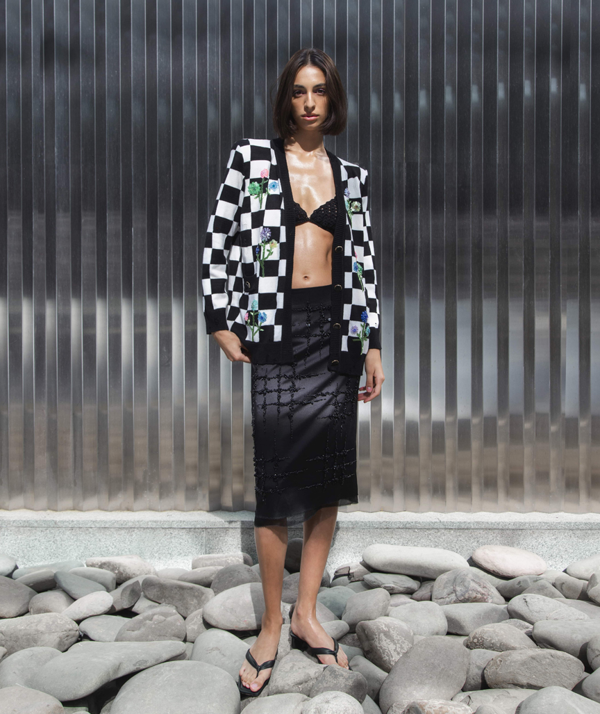 5 Uhr Tee Strickjacke