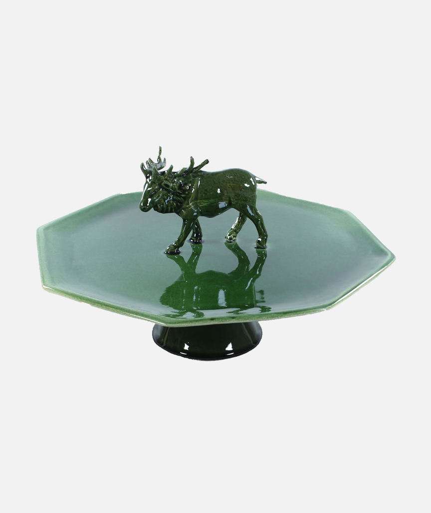 Etagere mit Rehfigur