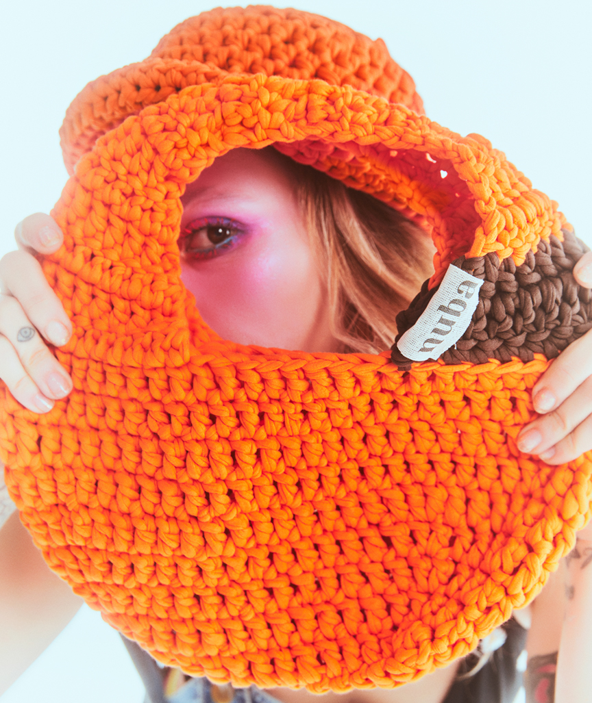 Bubble Orange Tasche