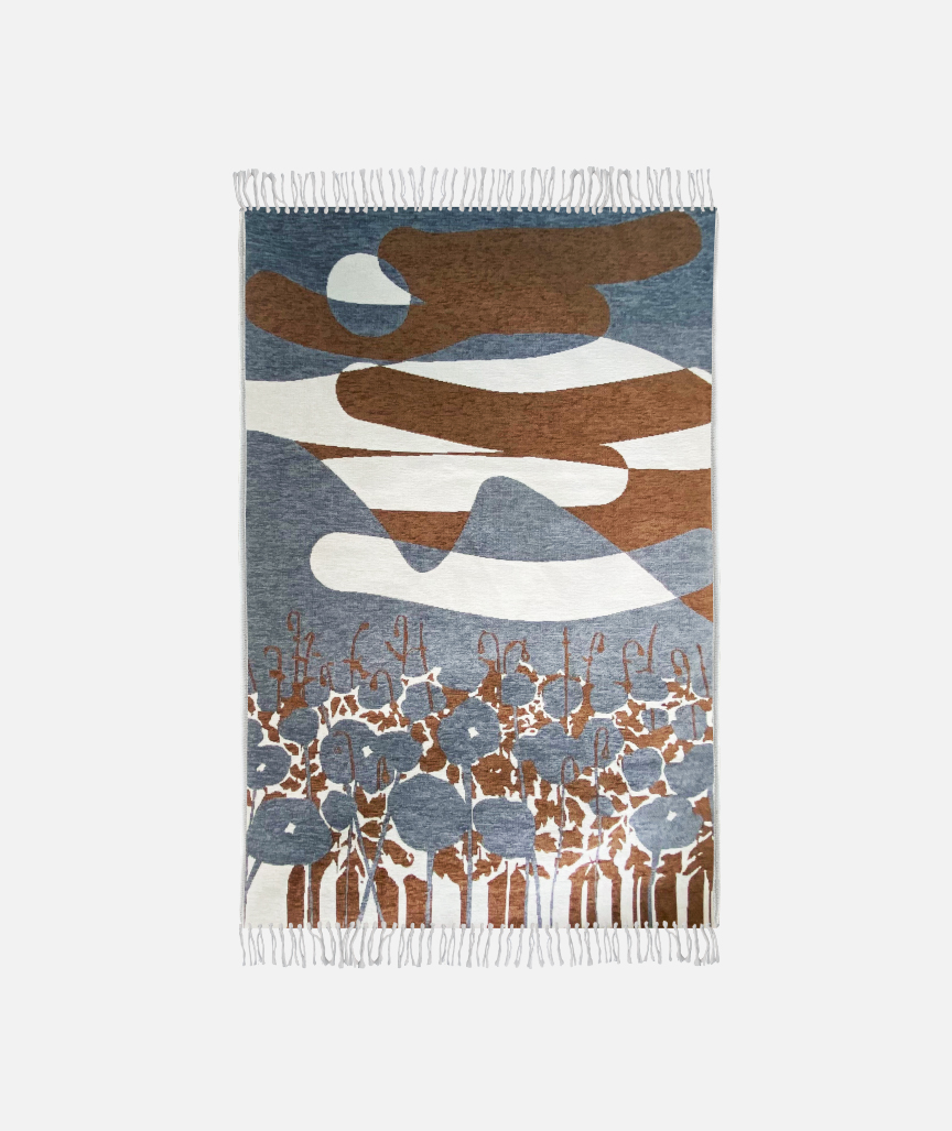 4-on Floral Teppich
