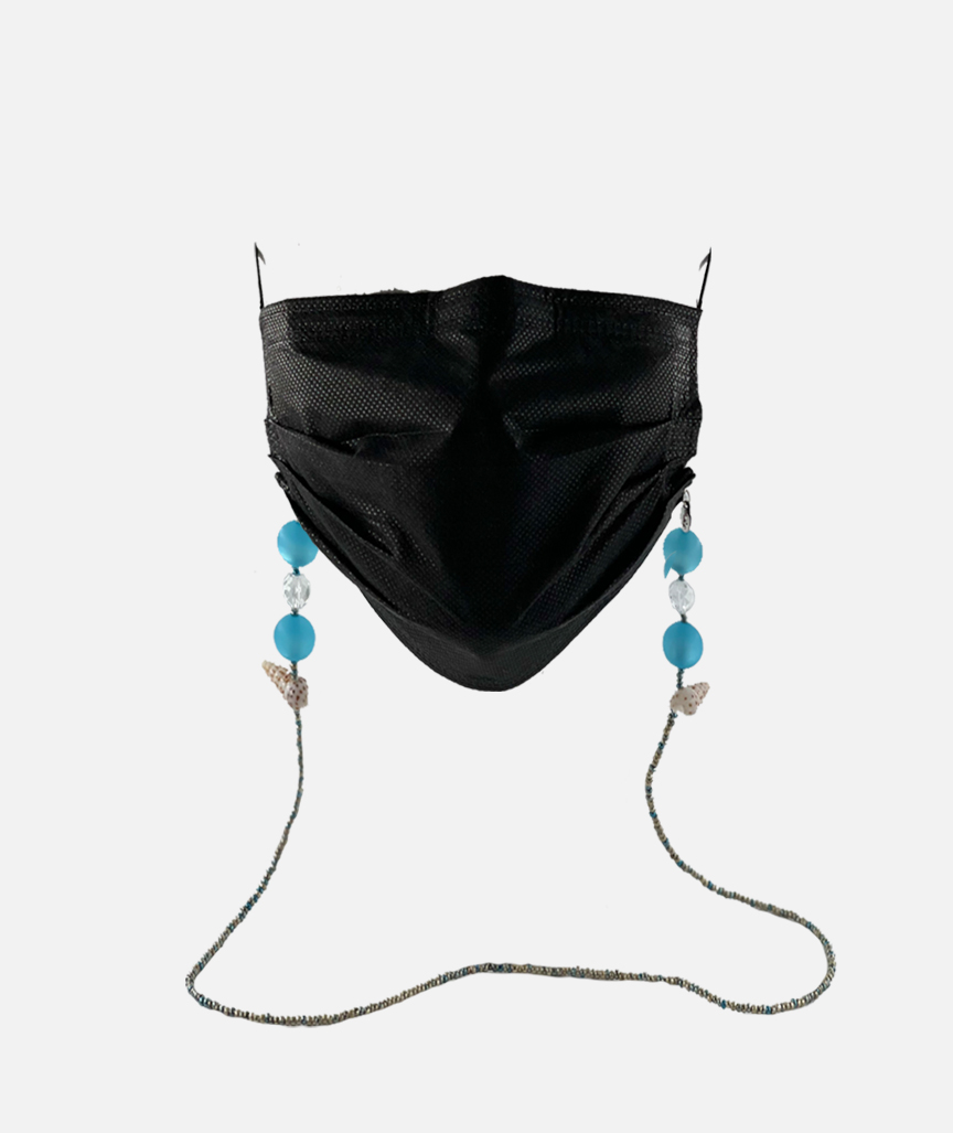 Maskenkette / Halskette Muscheln und Seestern