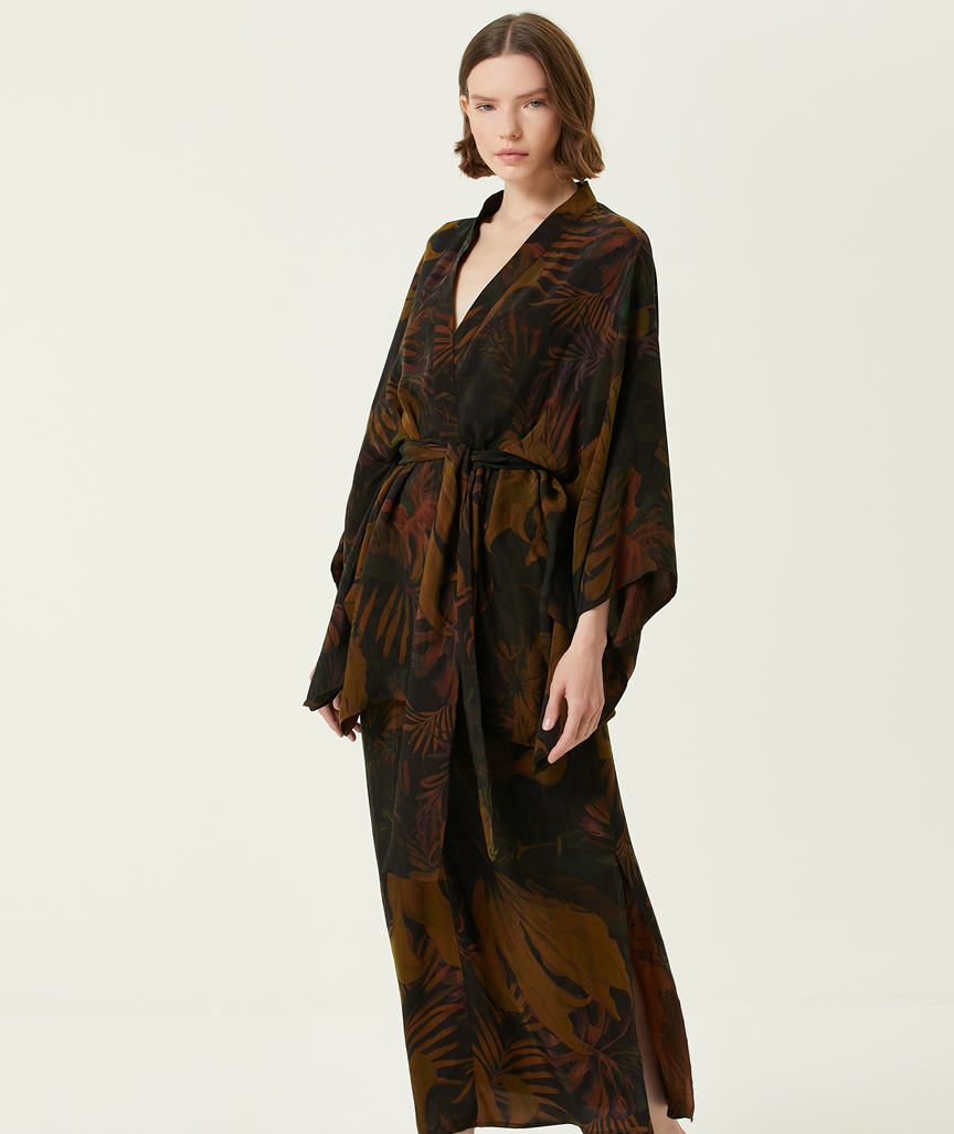 Elsa Verte Cupro Kimono