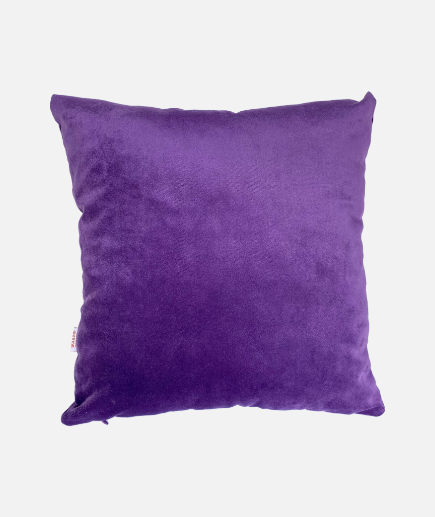 Crescent Moon Punch Needle Velvet Pillowcase 