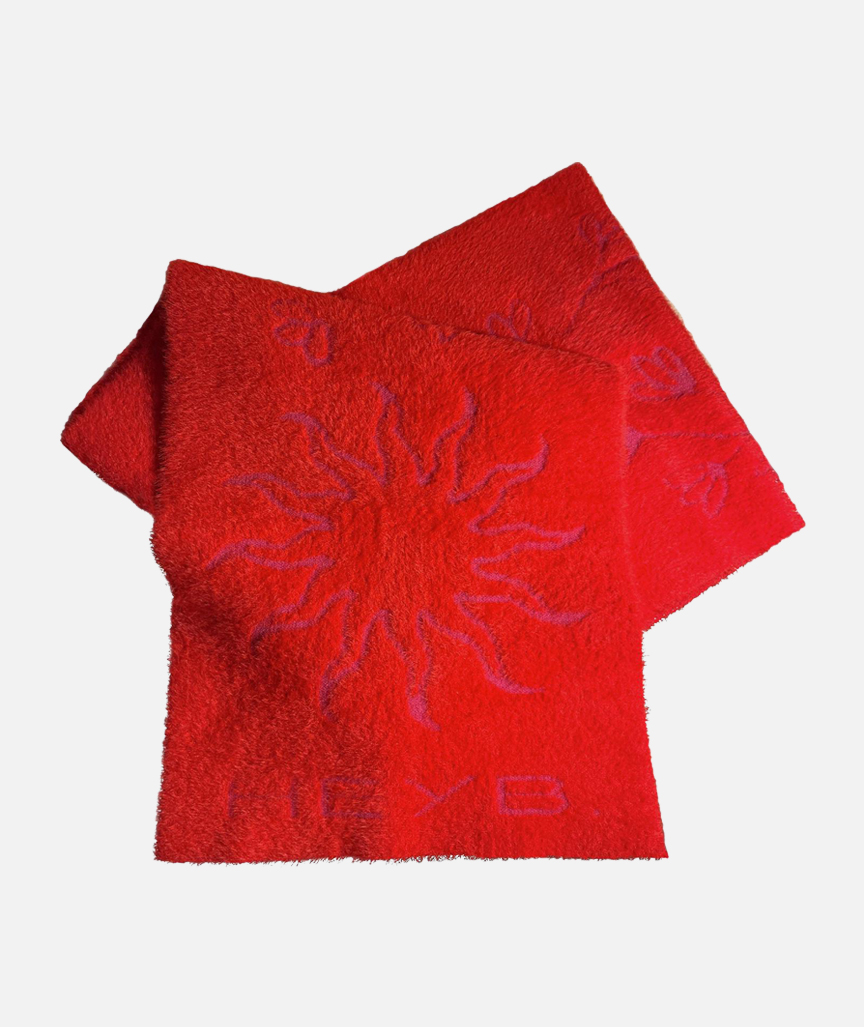 Red Super Softy Scarf 