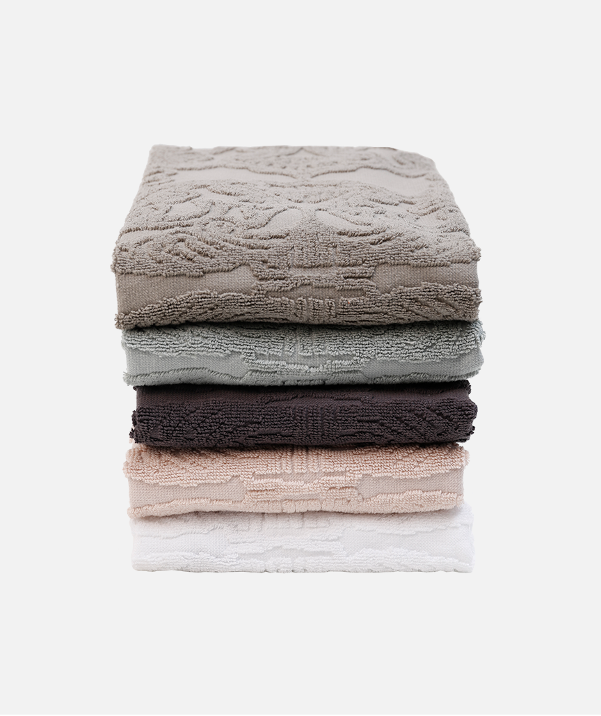 Jacquard Hair towel in 5 colours