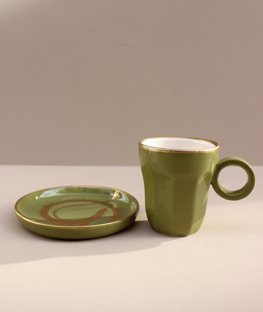 Espressotasse aus Keramik Set 2