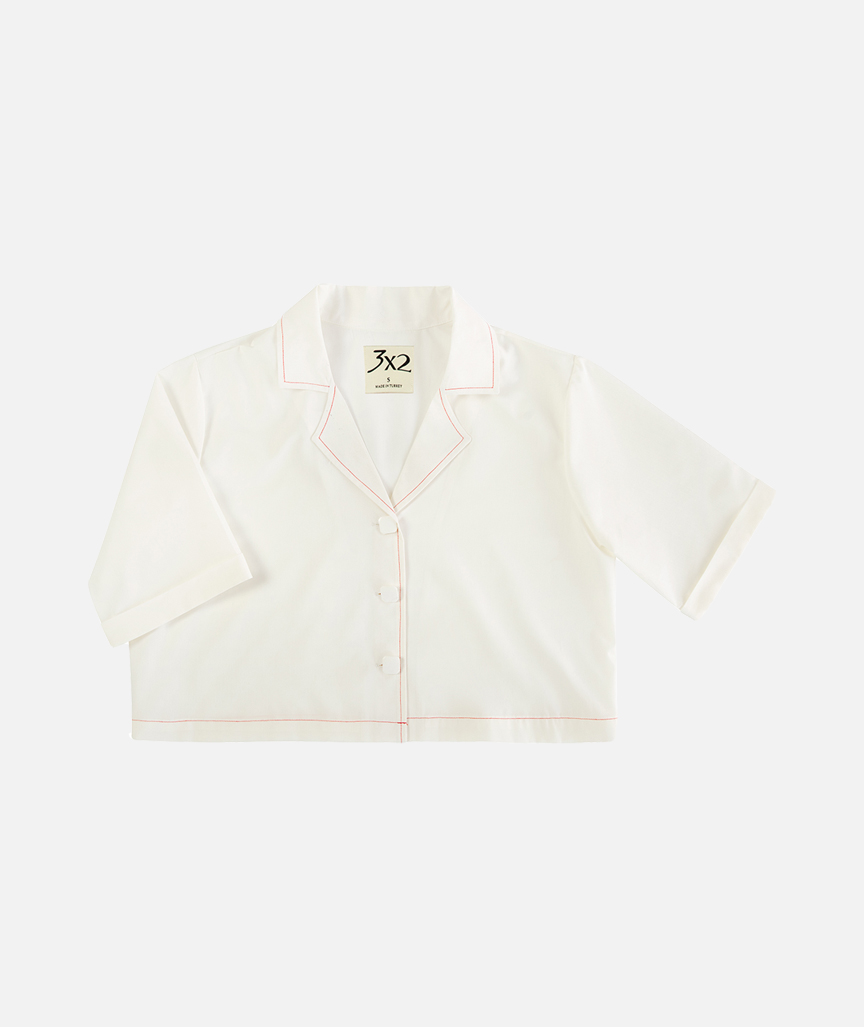 Kurzärmliges Crop-Shirt