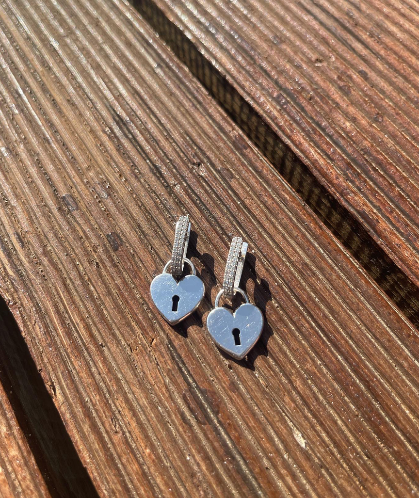 Lock Earrings