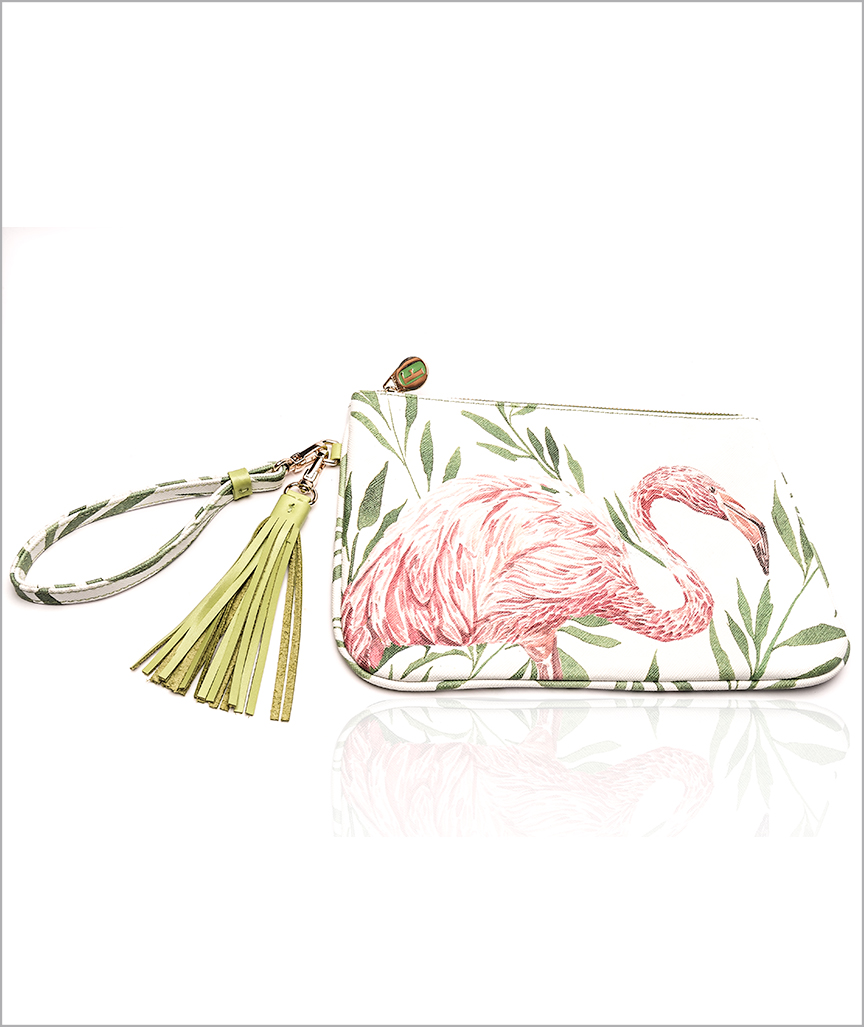 Dalida Clutch In Flamingo