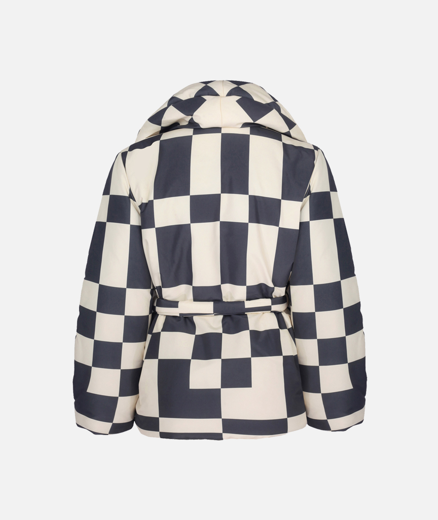 Cosmic Distortion Puffer Coat