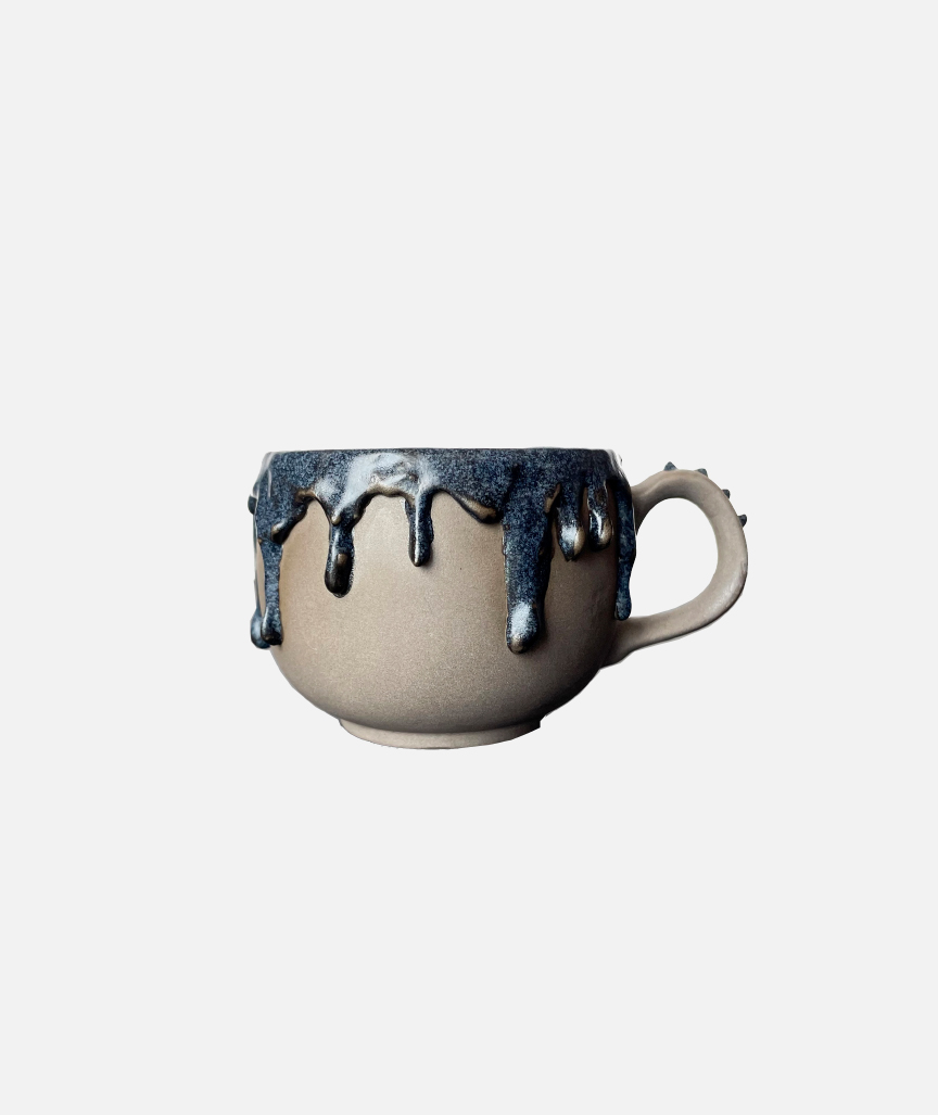 329uwDAU94CnRUG Mitternachtsblaue Tasse mit Tropfen