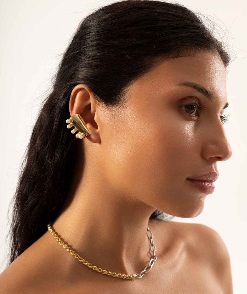 FEIN-EARCUFF-GOLD Fein Ohr Manschette