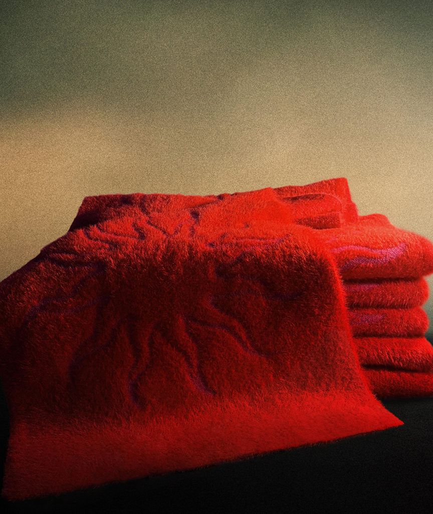 Red Super Softy Scarf 