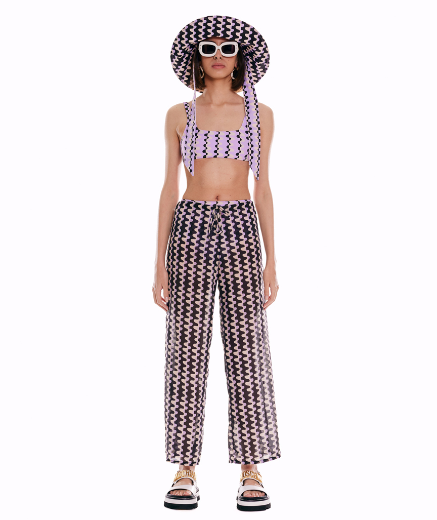 Strandhose mit Schallwellenmuster Sonic Adventure 