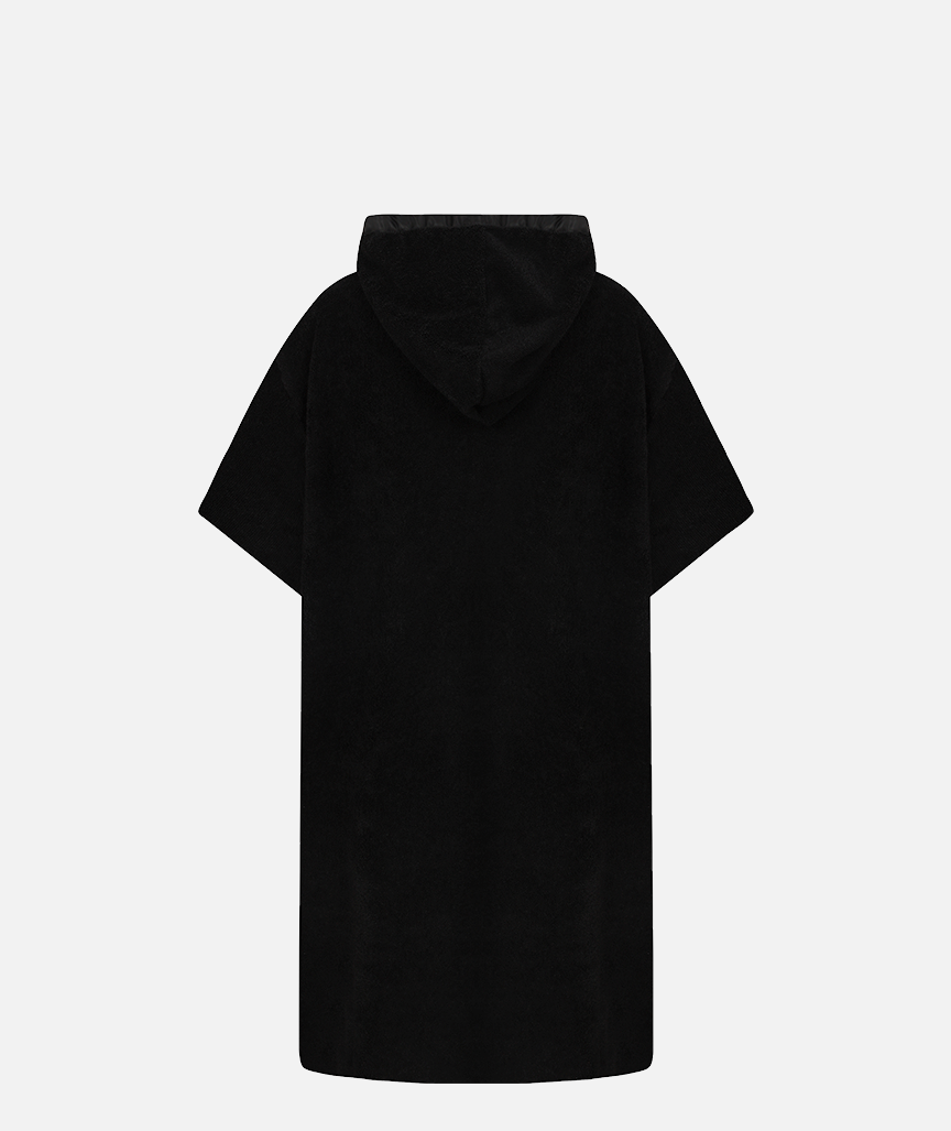 SUN-AGE-TERRY-BLACK-PONCHO-BACK Sun Age Schwarzer Terry-Poncho