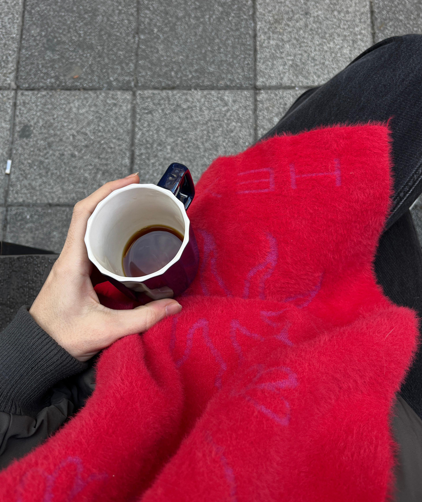 Red Super Softy Scarf 