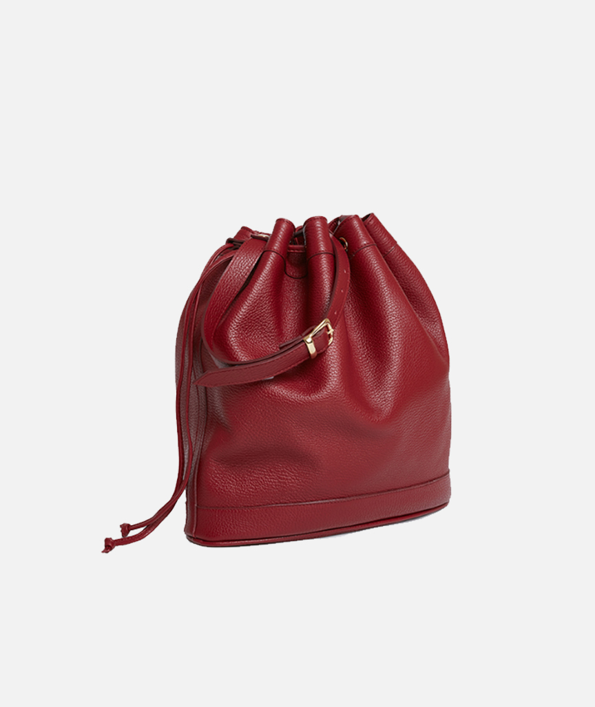 Amira Bucket Bag Cranberry