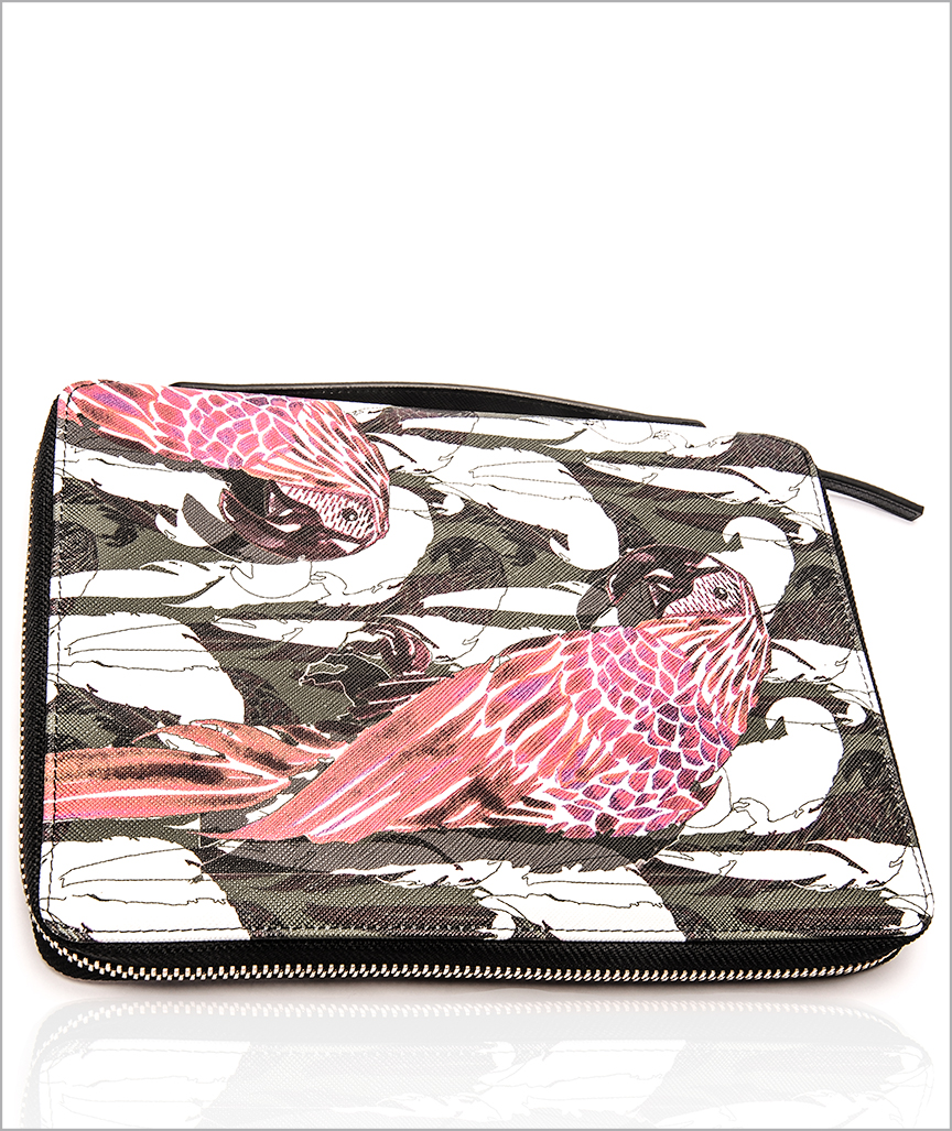 Risha Organizer in Camo Parrot