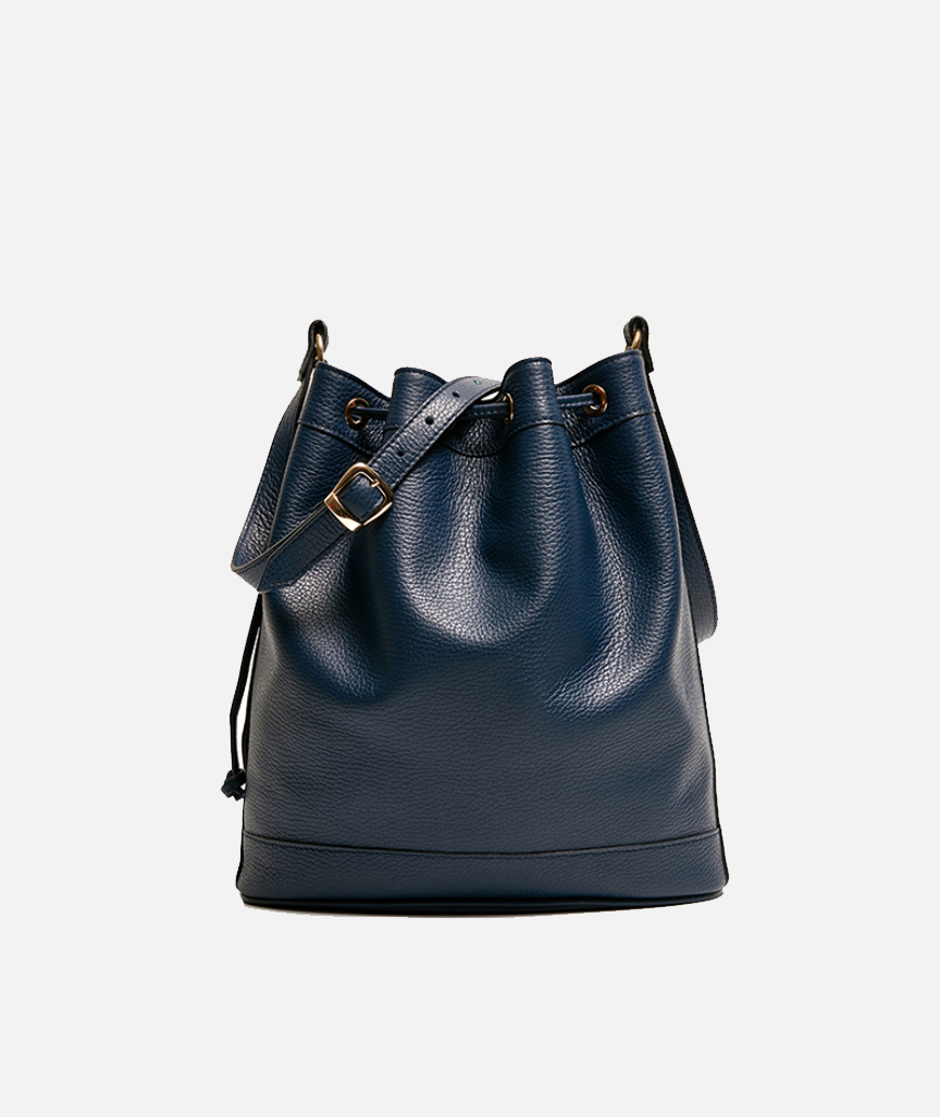 Amira Bucket Bag Dark Blue