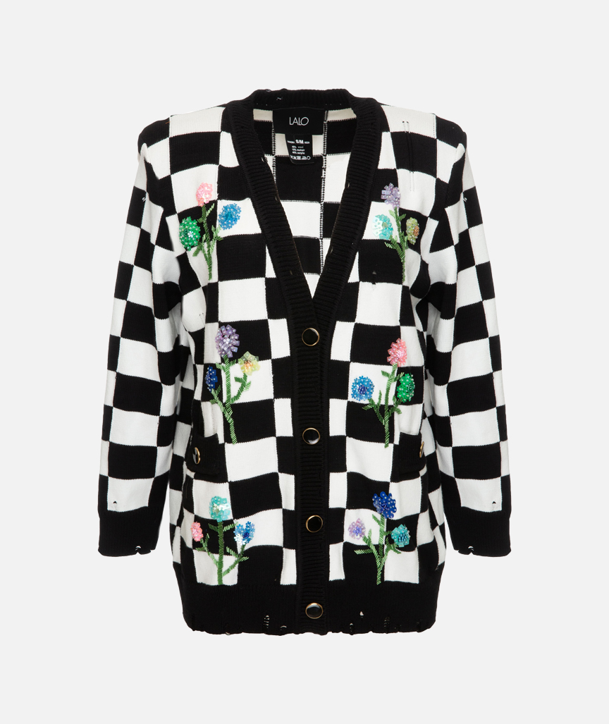 5 Uhr Tee Strickjacke